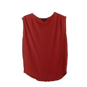 Ralph Lauren loose fit sleeveless mauve blouse